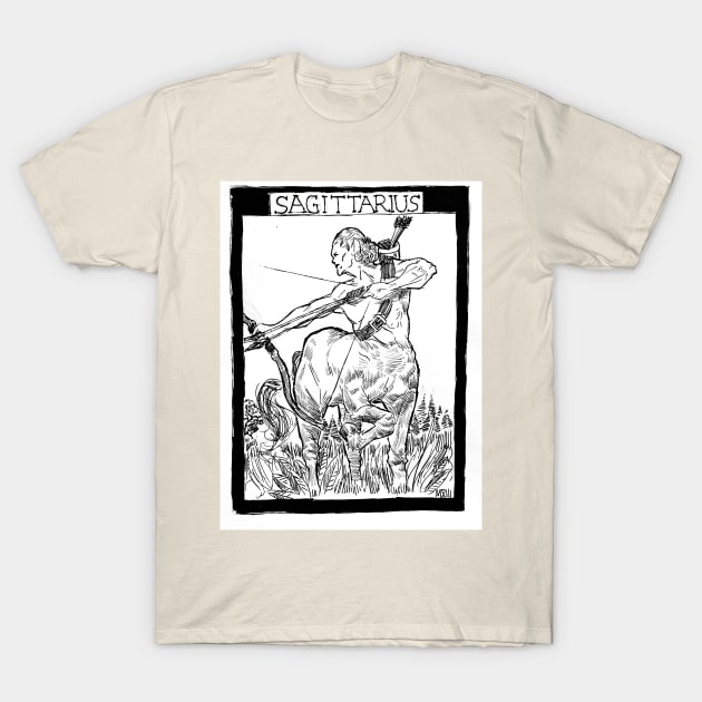 "Sagittarius" T-Shirt by Mauri Valentine